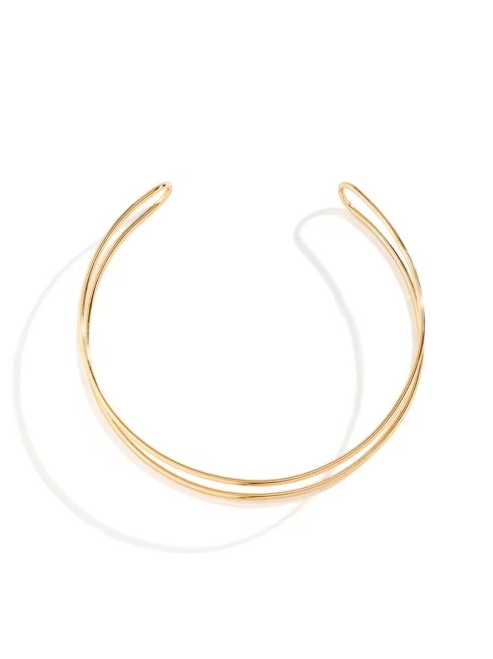 Gold Choker Necklace Elegant - Picture 5 of 5
